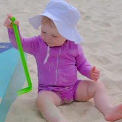 Palm Tress Long Sleeve Swimsuit 3-24m