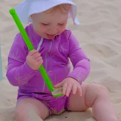 Palm Tress Long Sleeve Swimsuit 3-24m