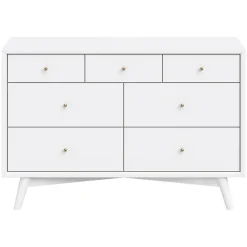Palma 7-Drawer Double Dresser - White