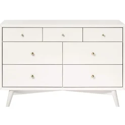 Palma 7-Drawer Double Dresser - Warm White