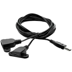 Palma Nightstand with USB Port Assembled - Taupe