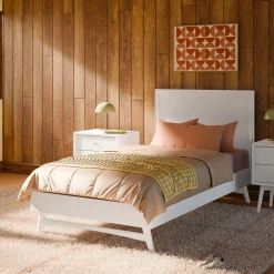 Palma Twin Bed - White