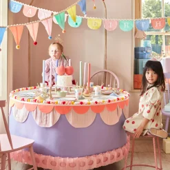 Pastel Pompom Flag Garland