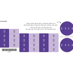 Peel And Stick Name Labels Mini - Purple