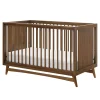 Peggy Mid-Century 3-in-1 Convertible Crib - Walnut