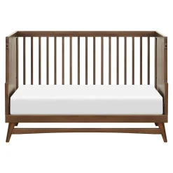 Peggy Mid-Century 3-in-1 Convertible Crib - Walnut