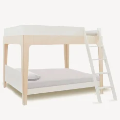 Perch Bunk Bed Full - Natural/ White