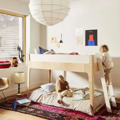 Perch Nest Twin Bed - Natural/ White