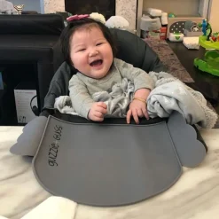 Perch Silicone Placemat - Grey