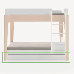 Perch Trundle Bed - White