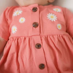 Picnic Coral Dress 3-24m