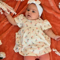 Picnic Ivory Dress 3-24m