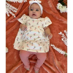 Picnic Ivory Dress 3-24m