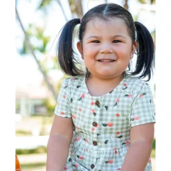 Picnic Peaches Dress 2-8