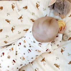 3-Piece Crib Bedding Kangaroo - Special Edition CHU Sainte‑Justine Foundation