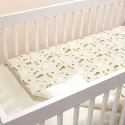 3-Piece Crib Bedding Set - Gooses and Rabbits