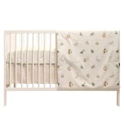 3-Piece Crib Bedding Set - In the Wood