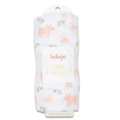 Piggies -Cotton Muslin Swaddle