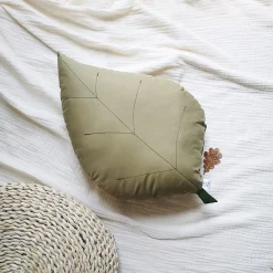 Pillow Ash Leaf Olive Green