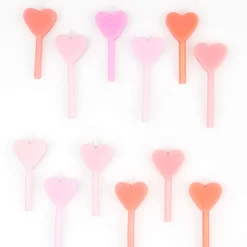 Pink Heart Candles