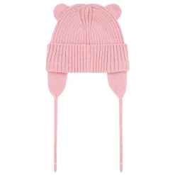 Pink Knit Hat 6-24m