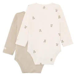 2pk Bear Bodysuit P-24m
