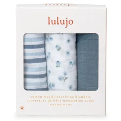 3pk Blueberries-cotton Muslin