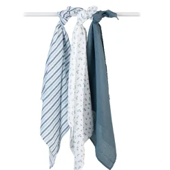 3pk Blueberries-cotton Muslin