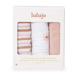 3pk Daisies-cotton Muslin Swad