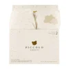 2pk Flannel Crib Sheet-beige