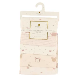 3pk Flannel Receiving Blankets