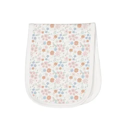 3pk Muslin Burp Cloth-Rose