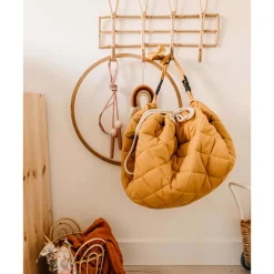 Play N Go Soft Organic Playmat Bag 3-in-1 - Mustard Chai Tea