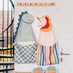 Play&Go Toto Wall Storage & Tote Bag - Dino