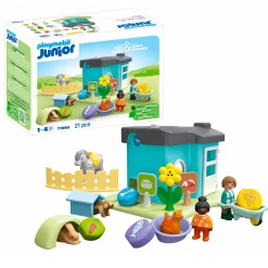 Playmobil Junior Animal Home with Treat Dispenser