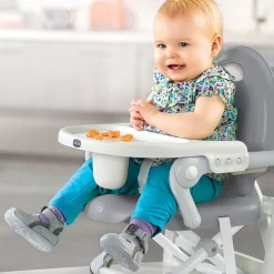 Pocket Snack Booster Seat - Grey