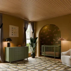 Pogo 8-in-1 Convertible Crib with All-Stages Conversion Kits - Olive