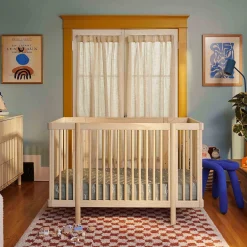 Pogo 8-in-1 Convertible Crib with All-Stages Conversion Kits - Blonde