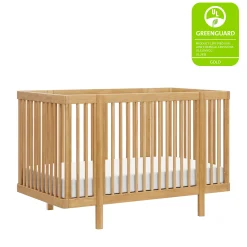 Pogo 8-in-1 Convertible Crib with All-Stages Conversion Kits - Honey