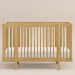 Pogo 8-in-1 Convertible Crib with All-Stages Conversion Kits - Honey