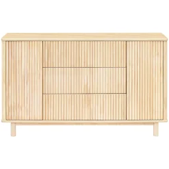 Pogo Tambour Assembled Dresser - Blonde