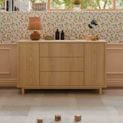 Pogo Tambour Assembled Dresser - Blonde