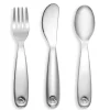 Polish™ Stainless Steel Toddler Fork, Knife & Spoon Set