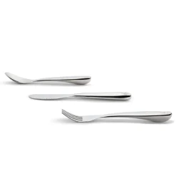 Polish™ Stainless Steel Toddler Fork, Knife & Spoon Set