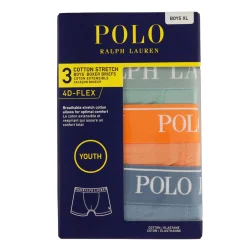 Polo Cotton Boxers (3) 8-18y