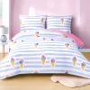 Pompom Ice Cream Twin Comforter Set