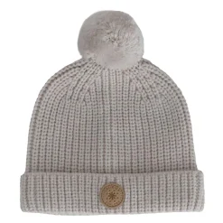 Pompom Knit Beanie 0-9m