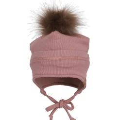 Pompom Rib Hat 3-18m