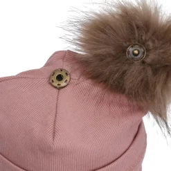Pompom Rib Hat 3-18m