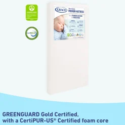 Premium Foam Crib and Toddler Mattress